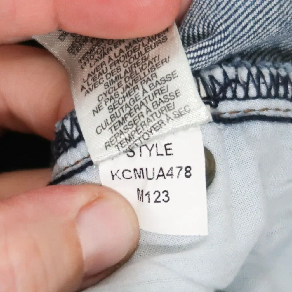 DKNY Jeans Womens Size 8 Blue Wash Bootcut‎ KCMUA478